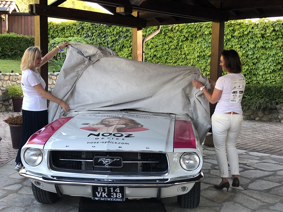 Découverte de la Mustang sponsorisée par A2A pour le Rallye des Princesses