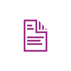 Document Icône violette