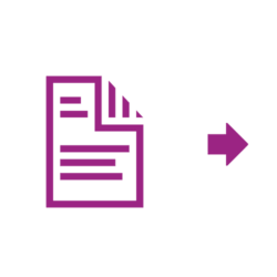 Document icône violet