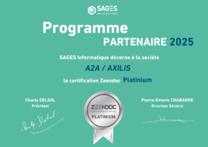 A2A Solutions renouvelle son statut de revendeur Platinium Zeendoc pour 2025 !