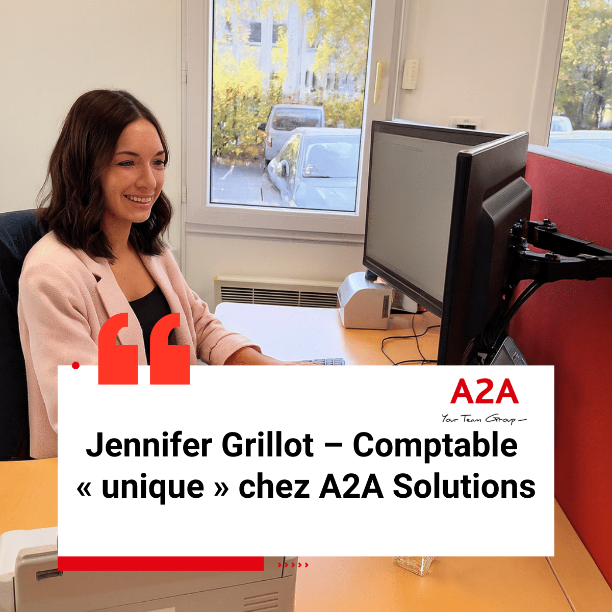 Jennifer Grillot &ndash; Comptable &laquo; unique &raquo; chez A2A Solutions